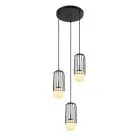 Matty, nowoczesna lampa wisząca, czarna, E27, MDM-3939/3 BK